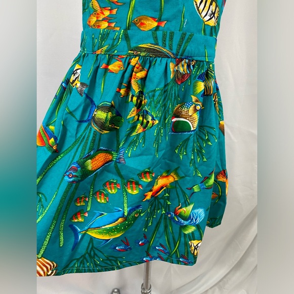 SOKA fish cocktail apron Handmade entertaining dinner party bbq NEW One size - Picture 2 of 5